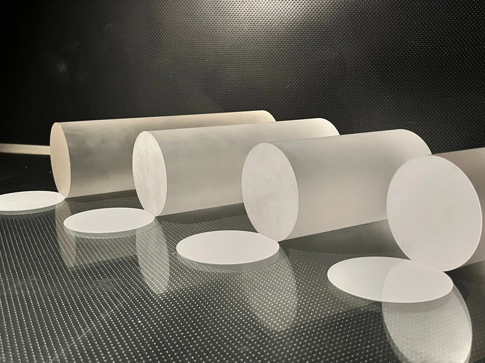 Cored sapphire ingots and wafers